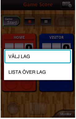 Att använda Wi-Fi Använda matchställning Resultat från olika matcher kan spelas in med videobilder.