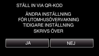 Använda Wi-Fi genom att skapa en QR-kod Visa skärmen för att läsa QR-kod. 1 Tryck på MENU. (Drift i denna kamera) Läsa en QR-kod. 1 Läsa en QR-kod. (Drift på denna kamera) 0 Toppmenyn visas.