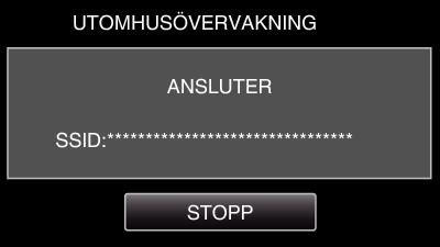 (Drift på denna kamera) 4 Börja upprätta anslutning. (Drift på denna kamera) 7 Aktivera WPS för anslutningspunkten (trådlös LAN-router) inom 2 minuter.