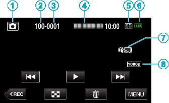 Felsökning Stillbildsuppspelning A Stillbildsläge 0 Växlar mellan video- och