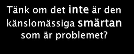 behöva tappa kontrollen över