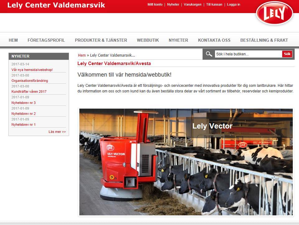 Ny hemsida/webbutik Äntligen är den klar! Vår nya hemsida och webbutik! Nu hittar ni oss på www.lcvaldemarsvik.
