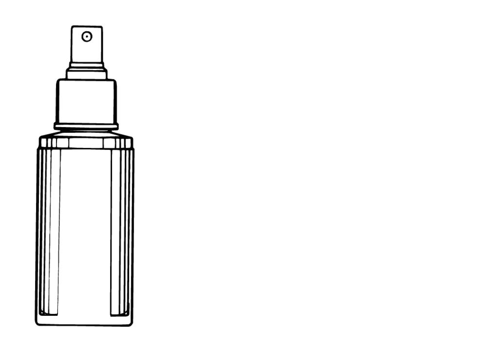 tvätta händerna noga efteråt. För att inte påverka effekten av Recrea Forte bör ett silikonfritt schampo användas vid hårtvätt (silikon kan också benämnas dimetikon). Spraypump 1.