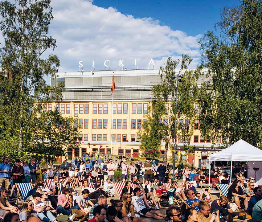 MÄNNISKORNA GÖR STADEN För att skapa en stad som lever under dygnets alla timmar behövs många olika beståndsdelar. Arbetsplatser och bostäder är grundläggande.