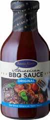 ENHET AMERICAN BBQ SAUCE 200382 BBQ Sauce Ginger & Lemon 420 g 2877 BBQ Sauce Chipotle, glasflaska 470 g 2876 BBQ Sauce Hickory, glasflaska