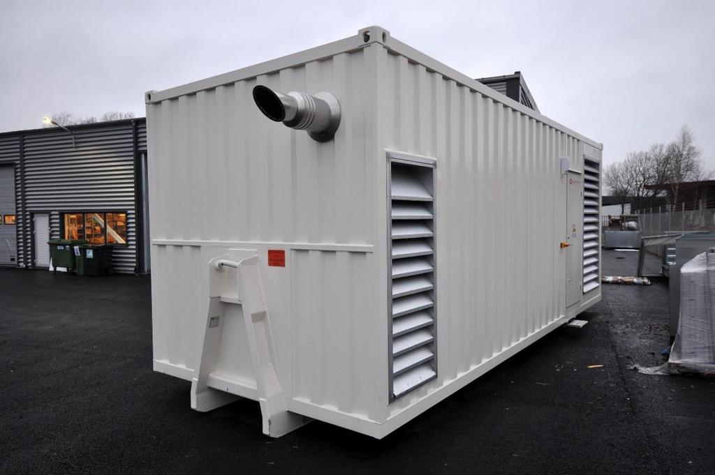 Referensuppdrag 3 Mobil reservkraft E.ON Elnät Leverans av 1 st containermonterad mobil reservkraft på 600 kva med en ljudnivå på 65 dba@7m.