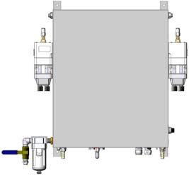 Regulator för fluidiseringsluft* Fluidiseringsluft Systemets lufttillförsel
