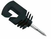 För tråd och rep upp till 6 mm. 87896201 25-pack 60,- (75,-) Ringisolator Helgjuten, stark ringisolator. För band upp till 12 mm. För tråd och rep upp till 6 mm.