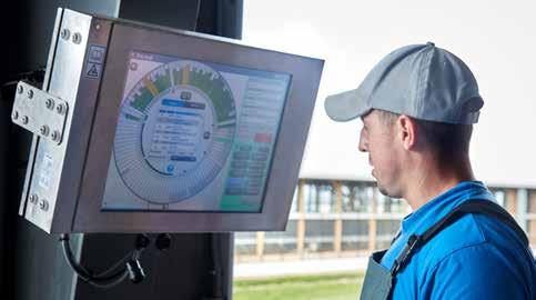 Den är extremt effektiv, den sprayar direkt på spenen istället för att spraya runt på juver, svans eller ben. TSR-roboten underlättar mjölkningsrutinen i roterande mjölkningsstallar.