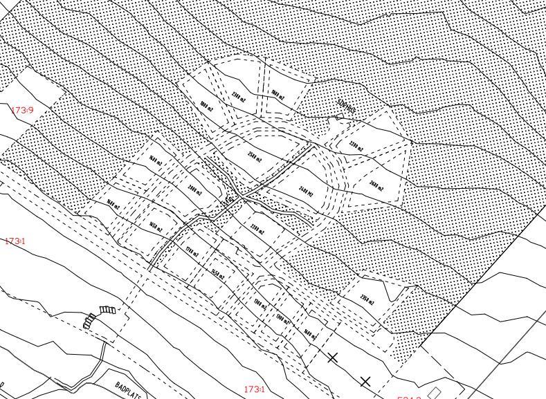 173:1 i Mora kommun, se Figur 1. Figur 1: Röd symbol visar aktuellt område för provgropsundersökningen ( Google Earth). 1.2 PLANERAD BYGGNATION På en del av fastigheten närmast Skäjnäsvägen planeras det att byggas ca 20 bostäder.