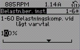 Det går också att flytta till siffror inom ett tal med hjälp av pilarna. Markören visar den siffra som valts för ändring. [ ]-knappen ökar värdet, [ ]-knappen minskar värdet. 7.