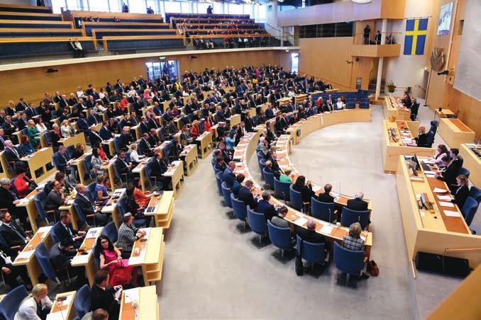 12 Säkerhetspolisen 2018 n 25 september: Den nyvalda riksdagen inleder sitt arbetsår.