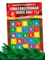 Försäljningspris100kr/st Antal 216st ger förtjänst på 9840kr Försäljningstid: <30dag, mitten av okt-nov - Bingolottos adventskalender.