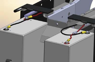 Kontroll av batteripoler Kontrollera att batteriklämmorna är fastmonterade på polerna. Dra ev. åt skruvarna.
