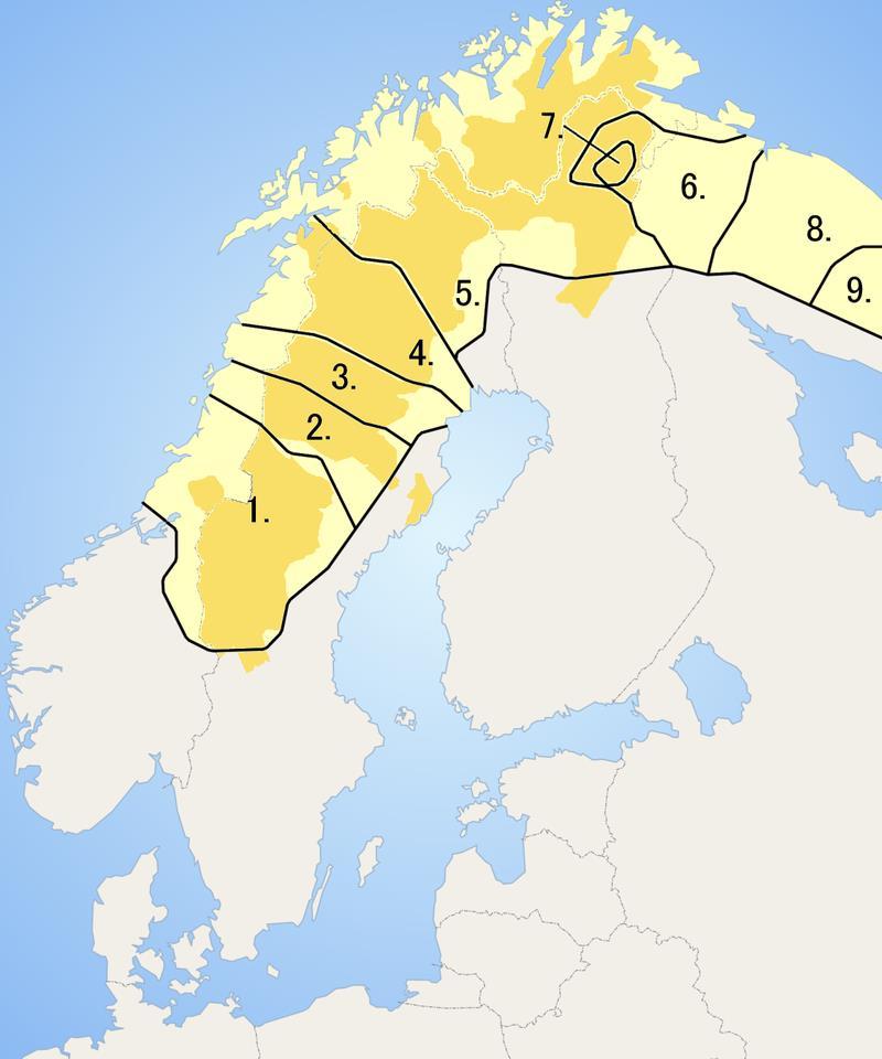 De samiska språken sydsamiska (1) Sydsamiska språk umesamiska (2) pitesamiska (3) Centralsamiska språk lulesamiska (4)