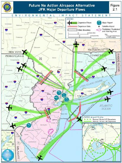 Airspace Redesign Projects are also Facing Environmental Barriers NY Airspace is one of the busiest in the