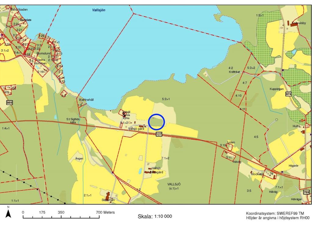 PM - naturvärdesbedömning av trädklädd betesmark vid Vallsjö Inledning En trädklädd betesmark har undersökts i syfte att göra en översiktlig bedömning av markens naturvärden.