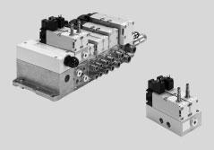 Hoja de datos Bloque de control con función de seguridad -M- Caudal En terminal de válvulas: 830 l/min -K- Ancho de las electroválvulas 26 mm -P- Tensión 24 V DC -L- Presión de funcionamiento 3 10