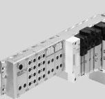 Adaptación a ancho de 65 mm -K- Ancho de válvulas: 65 mm ISO tamaño 3 -P- Tensión 24 V DC -M- Caudal Hasta 4000 l/min -Q- Temperatura 5 +50 C -L- Presión de funcionamiento 0,9 10 bar Descripción