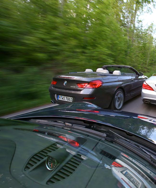 Porschar är alltid snabba. Till och med takfällningen går kvickast i 911. sista versen, se rutan Förbättringar ). Mercedes drar 1,0 l/100 km mindre och Porsche 1,2 mindre.