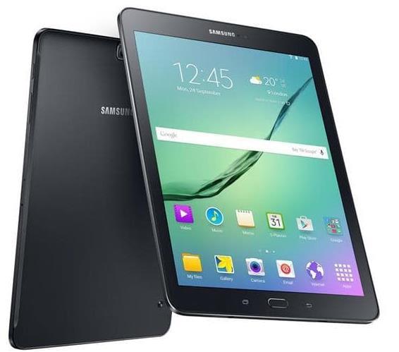 Samsung Galaxy Tab 9.7" 32GB Svart Wi-Fi, 9.7" Super AMOLED, 8/2.1MP kamera, Android 6.0, microsd, 3.