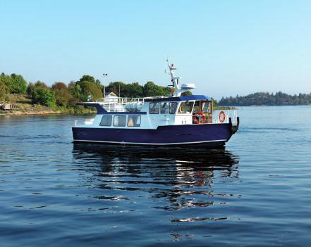 In Karlshamn and to Hanö the archipelago traffic operates by Haglund Shipping