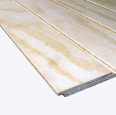 SPÅRAD PLYWOOD SPÅRAD PLYWOOD Varugrupp: 20260 Spårad plywood Spårad plywood, tillverkad av furufanér (Radiata pine) eller lauan/meranti, som sedan frästs med U-spår c/c 100 mm, exteriörlimmad.
