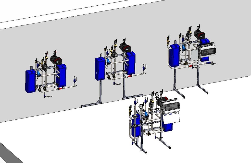 Tekniska data Maximal effekt värmekrets: 250 kw Maximal effekt varmvattenkrets: 188 kw (1,0 l/s) Tillåtet tryckfall för värmekrets: Max 17 kpa Öppningstryck säkerhetsventil värmekrets: 3,0 bar