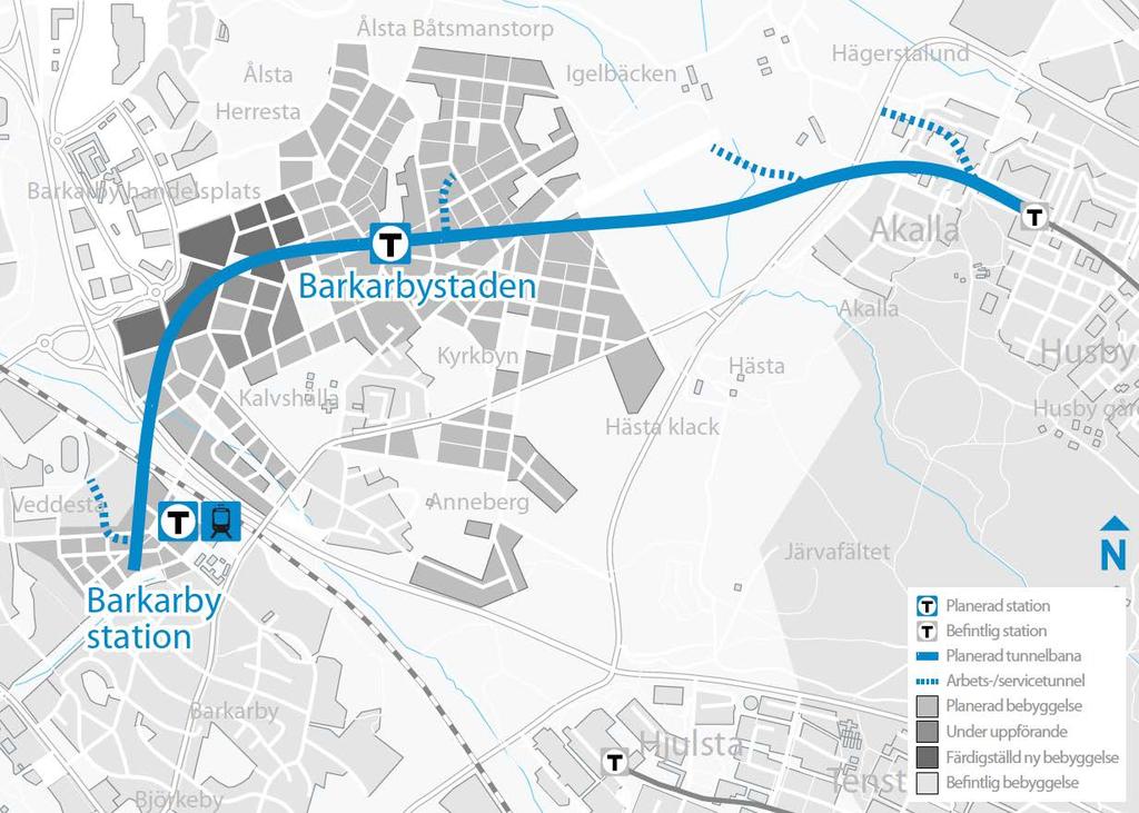 Tunnelbana Akalla Barkarby