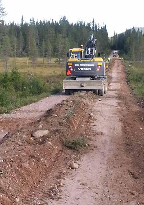 Vägområde för att säkerställa framkomligheten och få en rationell drift av vägen Skogsbilvägarna är i stort behov av röjning, för att kunna underhållas och för