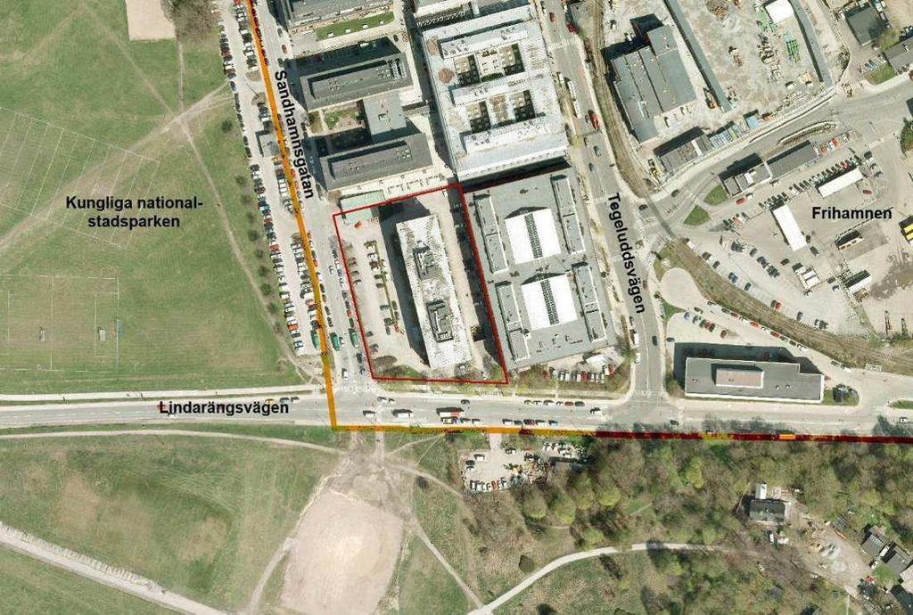 Läge Planområdet ligger på Ladugårdsgärdet på Östermalm, ca 4 km öst om Stockholms centralstation.