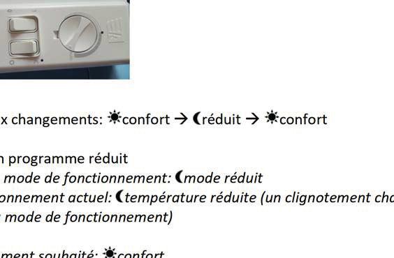 L utilisateur peut enclencher jusqu à 100 réglages en une semaine.