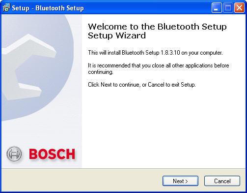 Ввод в эксплуатацию KTS Truck 27 3. Запустите "Windows Explorer". 4. 'Start D:\Bluetooth\btbSETup.exe' (D = DVD). Начнется установка.