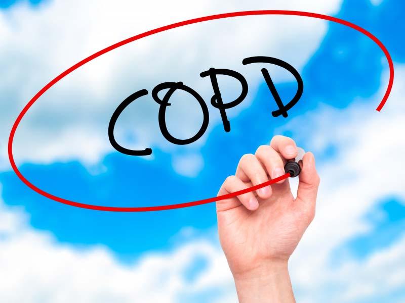 COPD-6-mätning COPD-6-mätning (FEV1/FVC6- mätning) bör i primärvården göras vid misstänkt KOL (rökare/fd rökare över 40 år som söker med dyspné, hosta och/eller