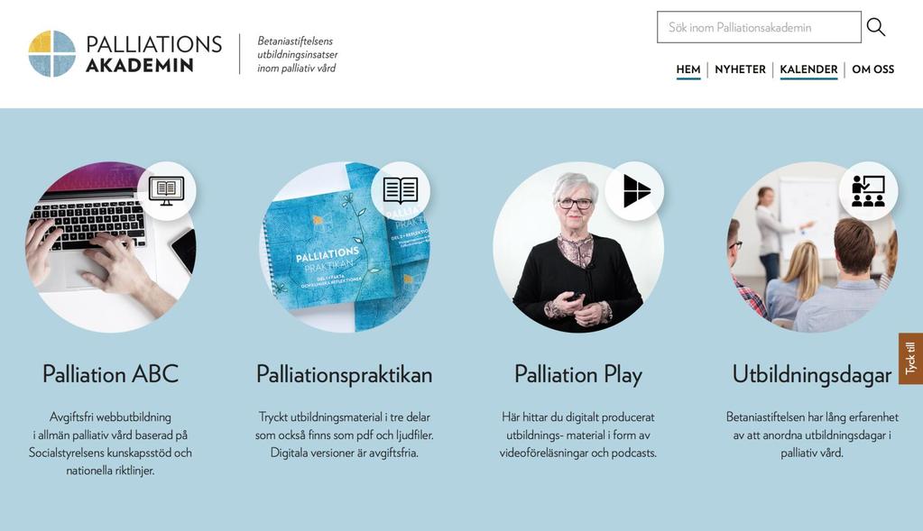 Palliation ABC inte bara en webbutbildning