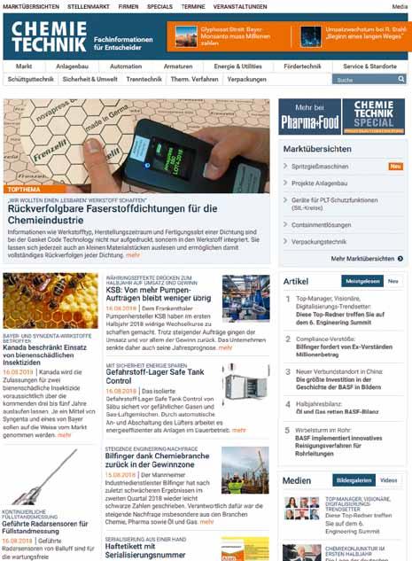 Online Website Porträt 2 Werbeformen 3-11 Newsletter Porträt 12 Firmendatenbank 13 Digitale Marktübersichten 14