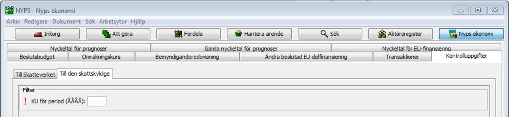 Den bör dock utformas så att det är enkelt för den som fått kontrolluppgiften att jämföra uppgifterna mot inkomstdeklarationen.