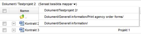 Senast besökta mappar Webforums plugin för Internet Explorer och Chrome Webforum har utvecklat en plugin för Internet Explorer och Chrome som ger användaren en utökad funktionalitet i