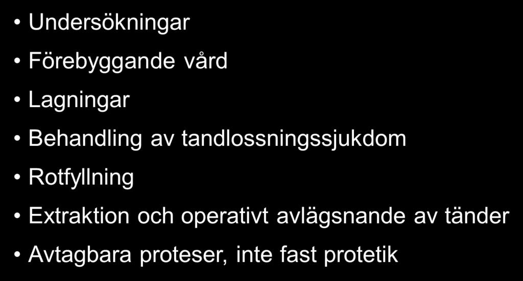 F-tandvård