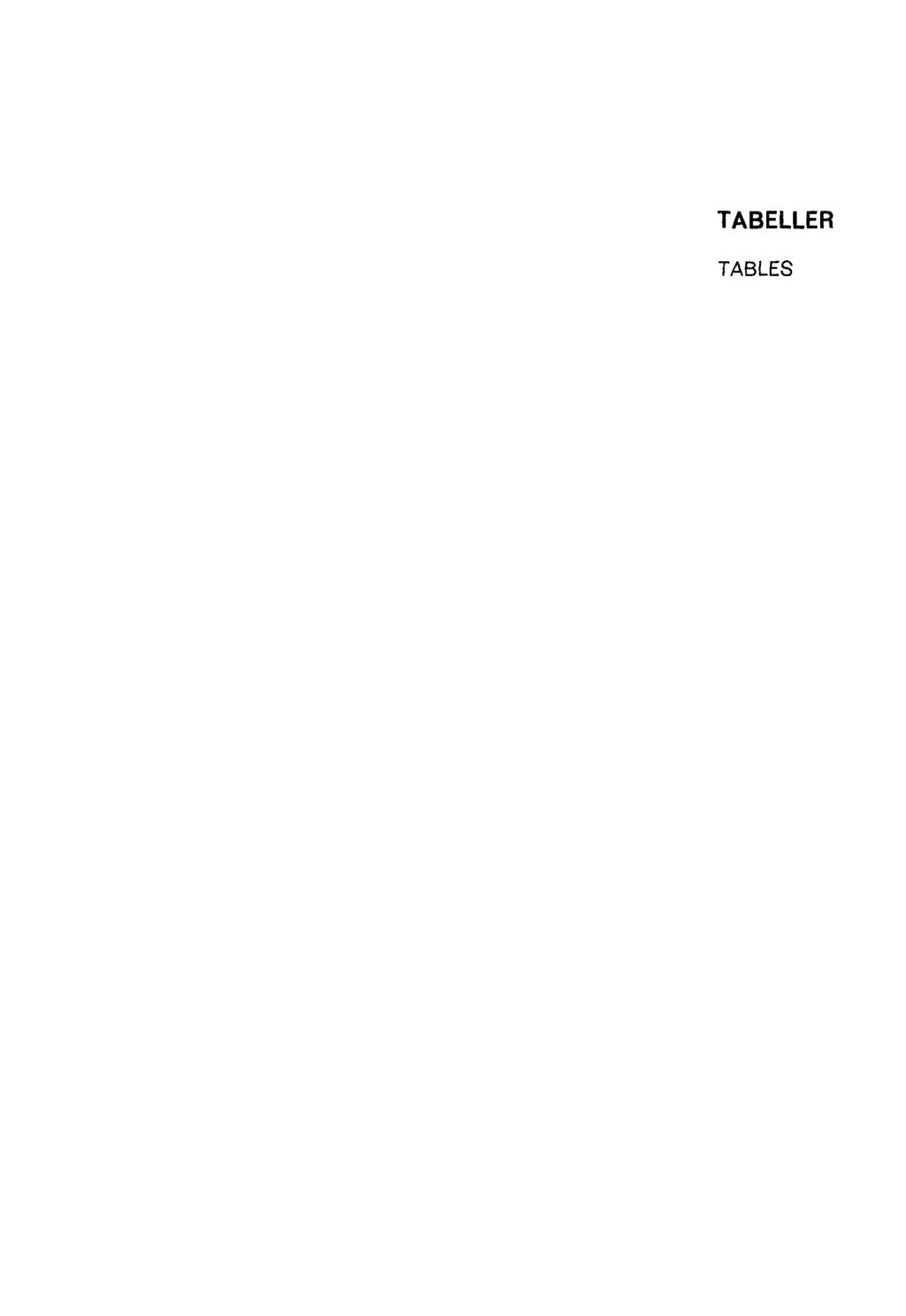 TABELLER