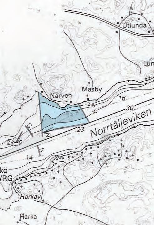 UPPLUNDA TDA-1, TDA-2. Narven 5 km öster Norrtälje. Båtsportkort 611 611 SW.