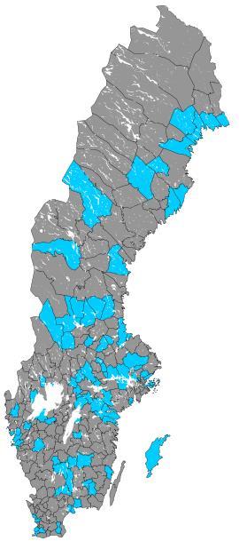 SKL Matematik PISA 2015 2012-2016 86 kommuner Representativt urval Varje kommun deltagit i minst tio arbetande nvk