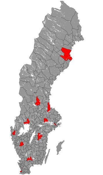 Platser för regionala konferenser, november 2016 Skellefteå, 10/11 Karlstad, 24/11 Munkedal, 10/11 Borås, 15/11