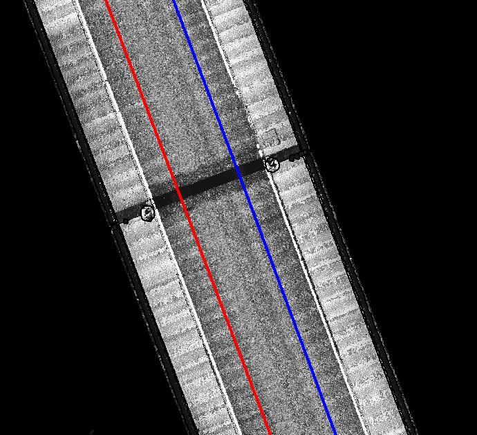 För Svinesundsbron blev den resulterande punkttätheten 1-5 mm tvärs (beroende på sidoavstånd) och 5-8 cm längs körriktningen (se bilder nedan) med en medelpunkttäthet på ca 7 000
