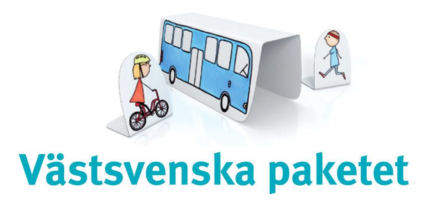 Trängselskatt en del av Västsvenska paketet Västsvenska paketet innehåller stora satsningar för pendeltåg, bussar, spårvagnar, bilar, godstrafik, cyklar och gångtrafik.