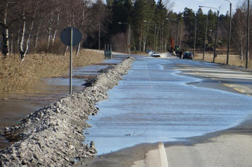 Tabell 15. De högsta observerade värdena för vattenföring, vattenstånd och avrinning i Kyro älv under de år då omfattande översvämningar inträffat.