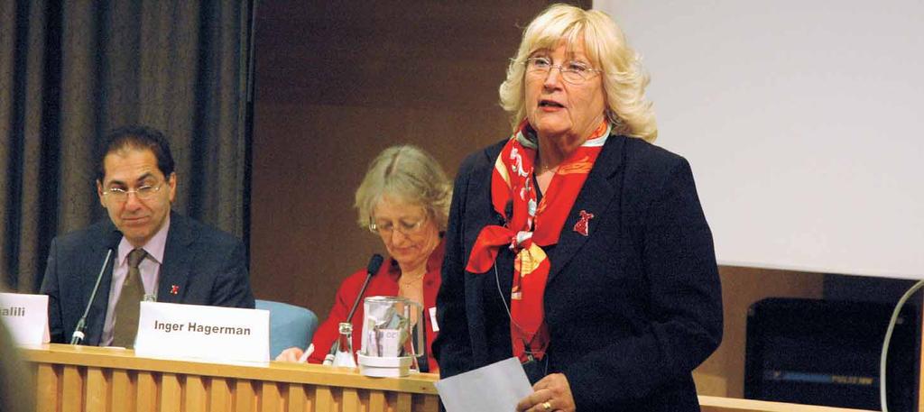 GO RED FOR WOMEN Stor uppslutning även Faris Al-Kahlili, Inger Hagerman och Karin Schenk-Gustafsson informerade i dagarna två.