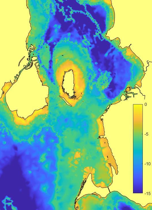 3.2 Återkomstvärden 3.2.1 Hydrografin i området Vid höga vattenstånd söder om eller norr om Öresundsbron pressas stora vattenvolymer norrut respektive söderut över tröskeln mellan Lernacken och Pepparholm.