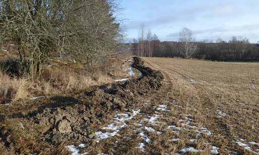 västra del, i mitten dess