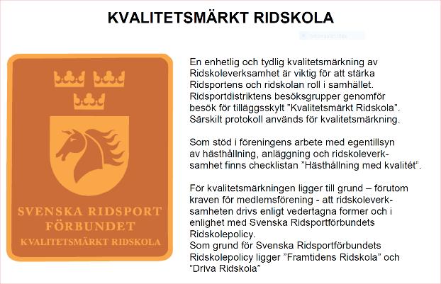 Personalrådet rapporterar Syftet med personalrådet är att vara ett stöd för klubbens anställda, primärt ridskolechefen.